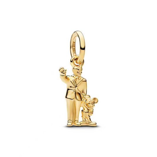 Charm Colgante Estatua Walt & Mickey De Disney®