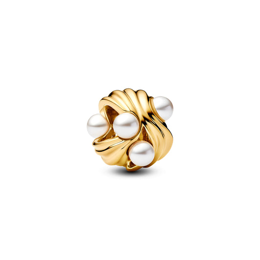 Charm Perlas Entrelazadas Oro