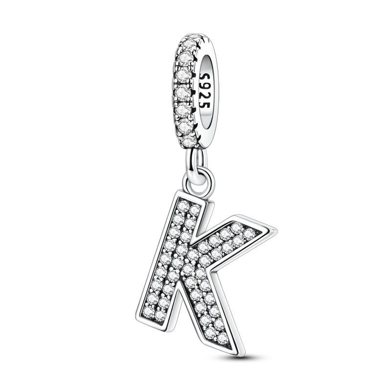 Charm Colgante Con Letra Del Alfabeto A-Z