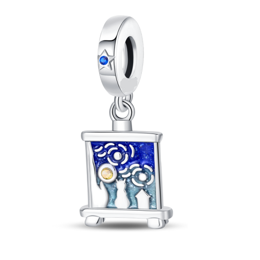 Charm Colgante Cuadro De Noche