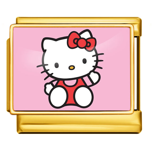 Charm Para Brazalete Italiano De Hello Kitty® Plata / Oro