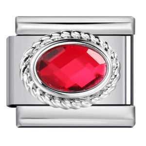 Charm Para Brazalete Italiano Piedra Preciosa