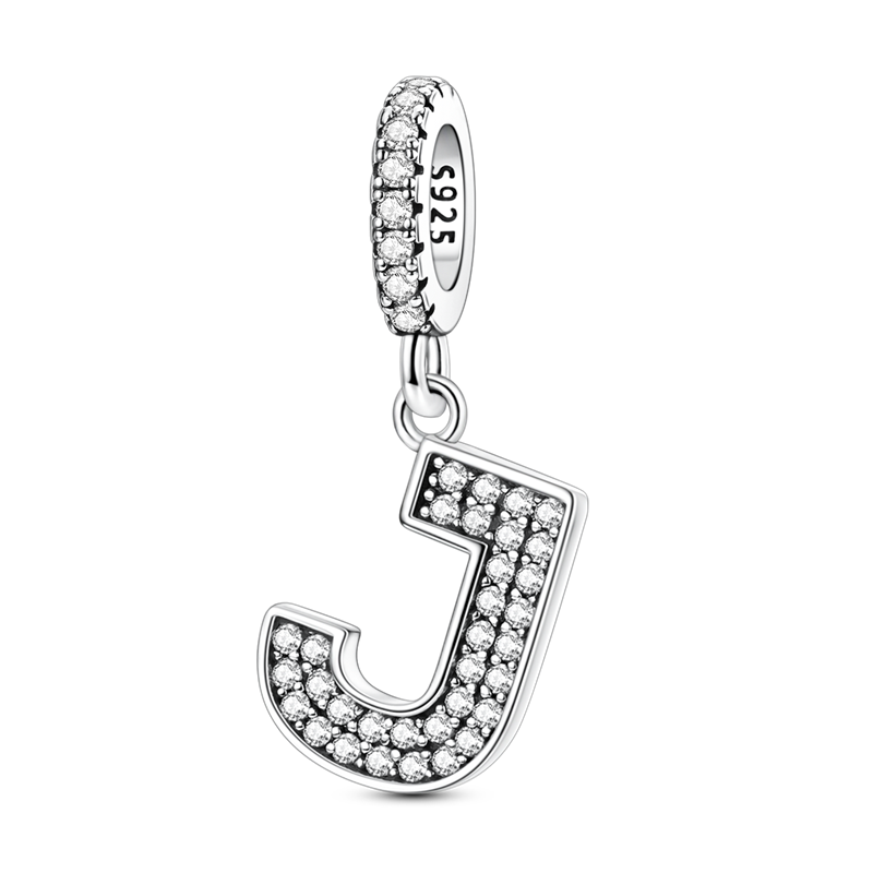 Charm Colgante Con Letra Del Alfabeto A-Z