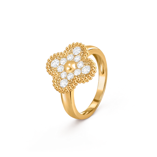 Anillo Alhambra Oro Amarillo, Diamante