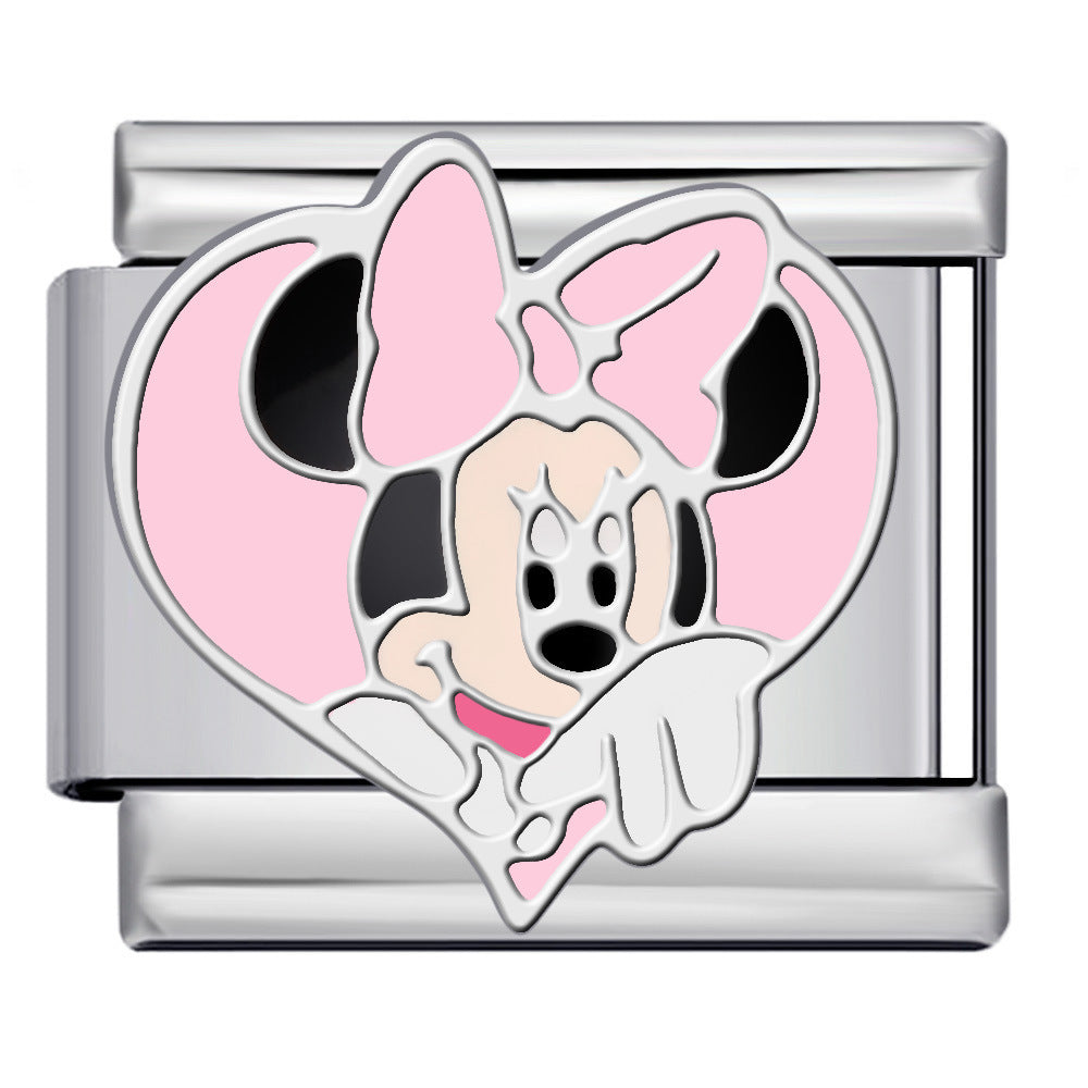 Charm Para Brazalete Italiano Corazón Minnie Mouse De Disney®