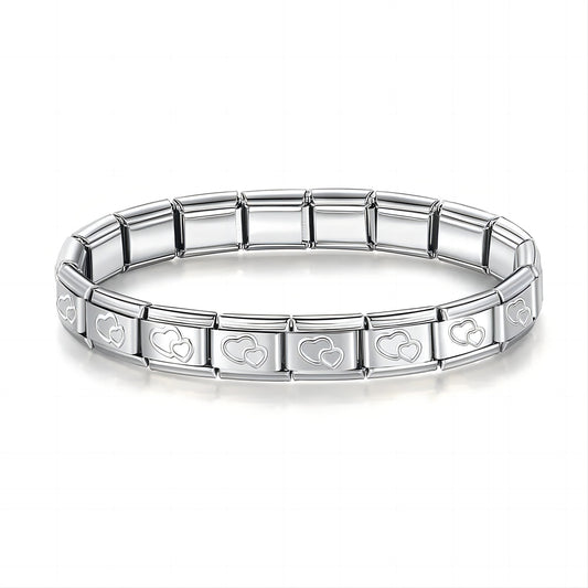 Brazalete Italiano Corazones