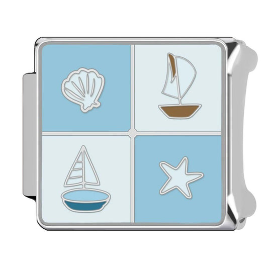 Charm Para Brazalete Italiano Iconos Marinos