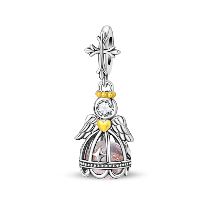 Charm Colgante Ángel Protector / Glow In The Dark