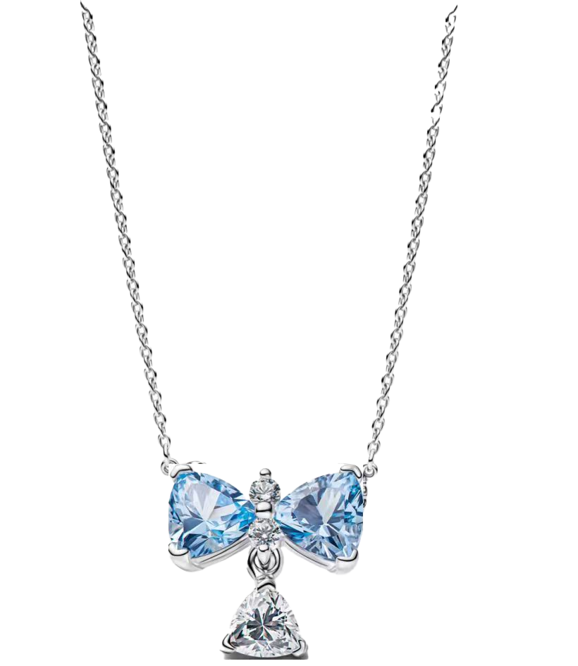 Collar Lazo Azul De Bridgerton