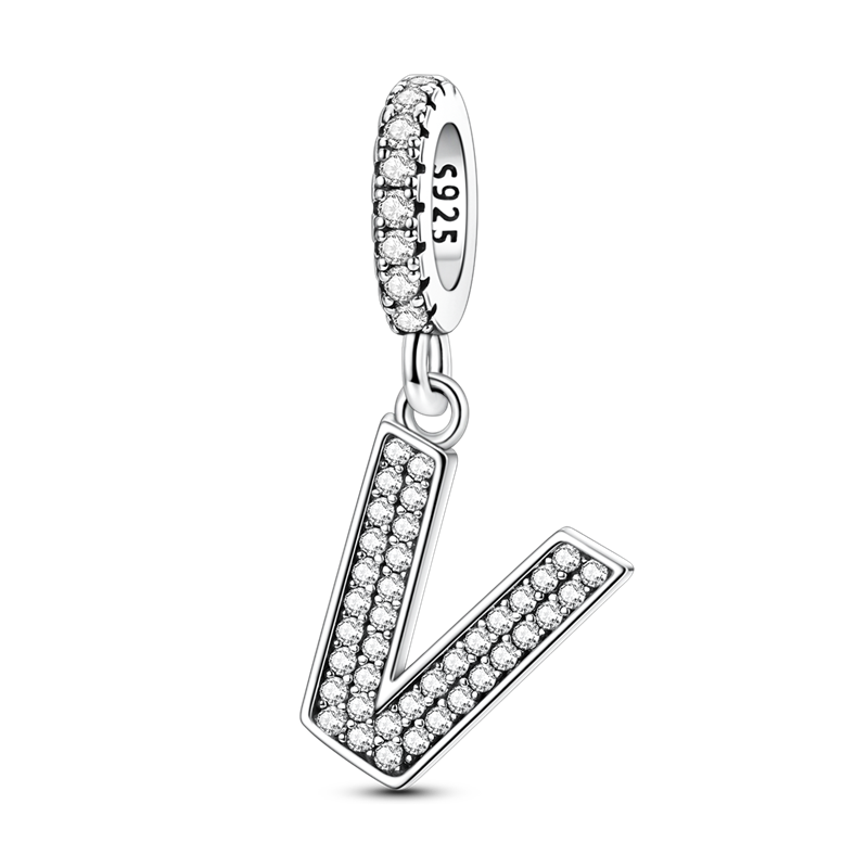 Charm Colgante Con Letra Del Alfabeto A-Z