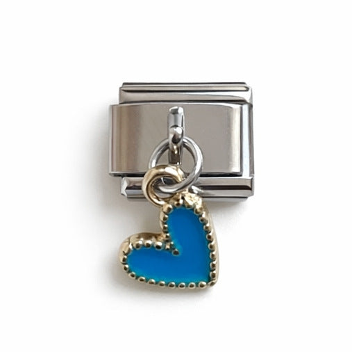 Charm Para Brazalete Italiano Corazón Colgante