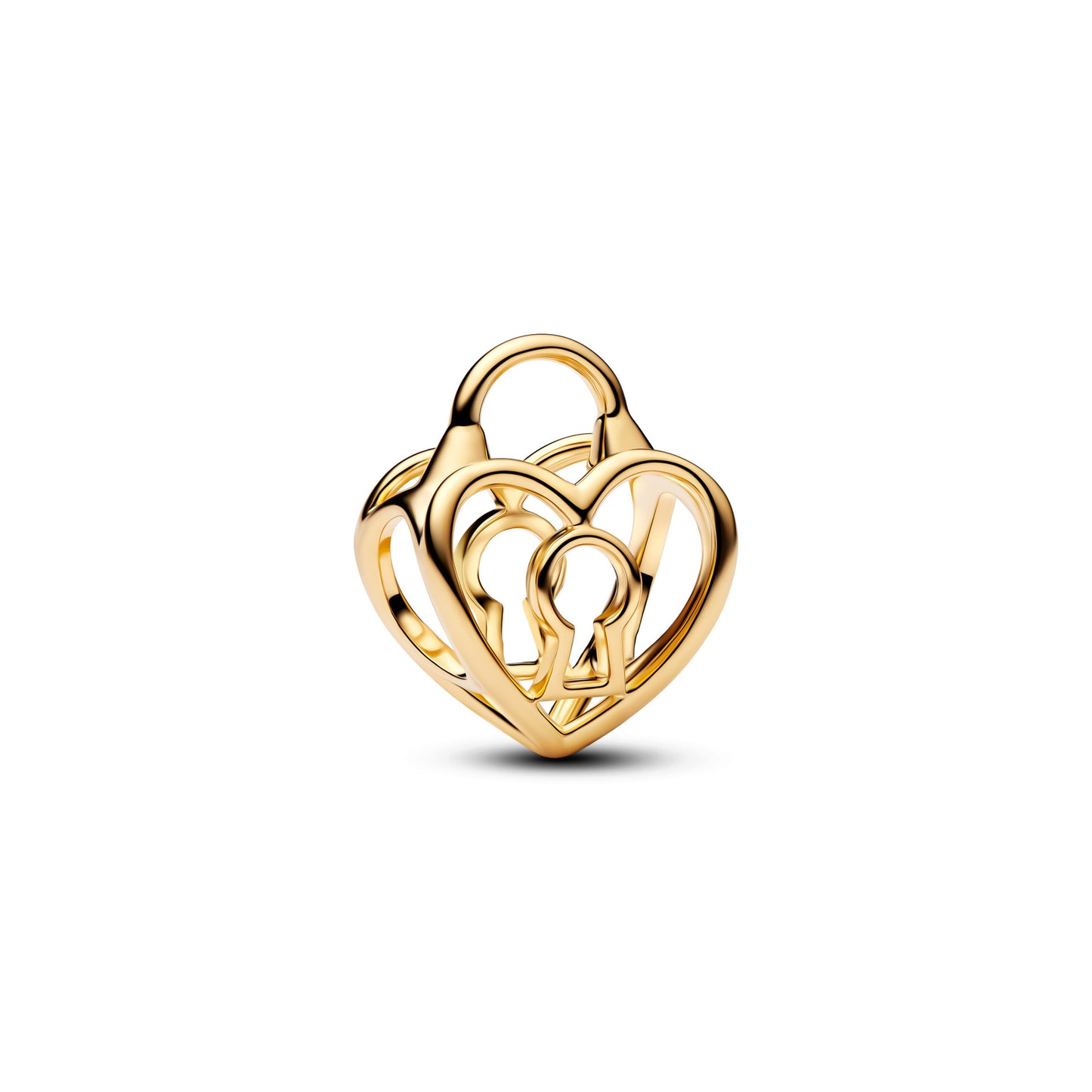 Charm Colgante Corazón Candado