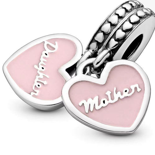 Charm Colgante Doble Amor Madre E Hija