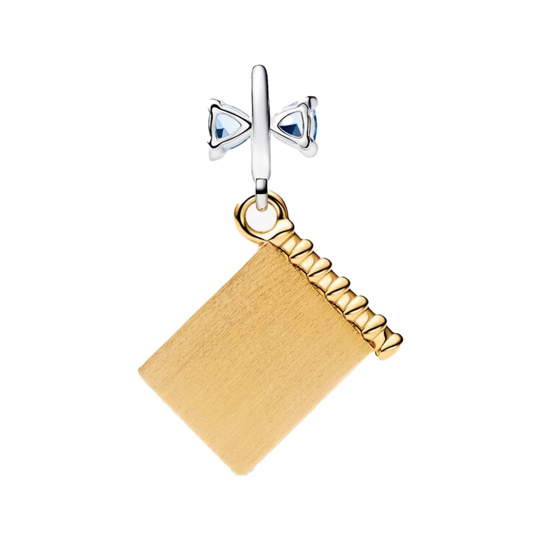 Charm Colgante Lápiz y Tarjeta De Baile De Bridgerton