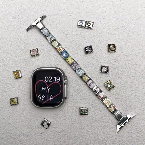 Adaptador Para Brazalete Italiano Apple Watch Plata / Oro / Oro Rosa