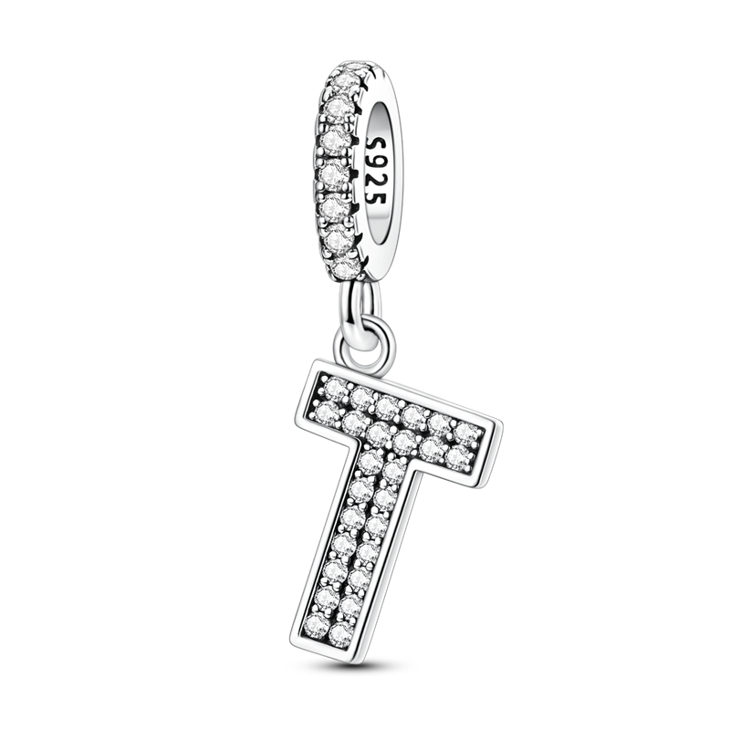 Charm Colgante Con Letra Del Alfabeto A-Z
