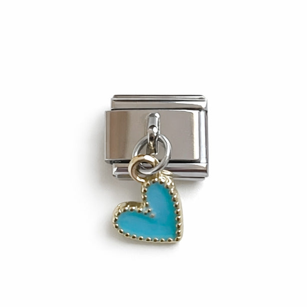Charm Para Brazalete Italiano Corazón Colgante