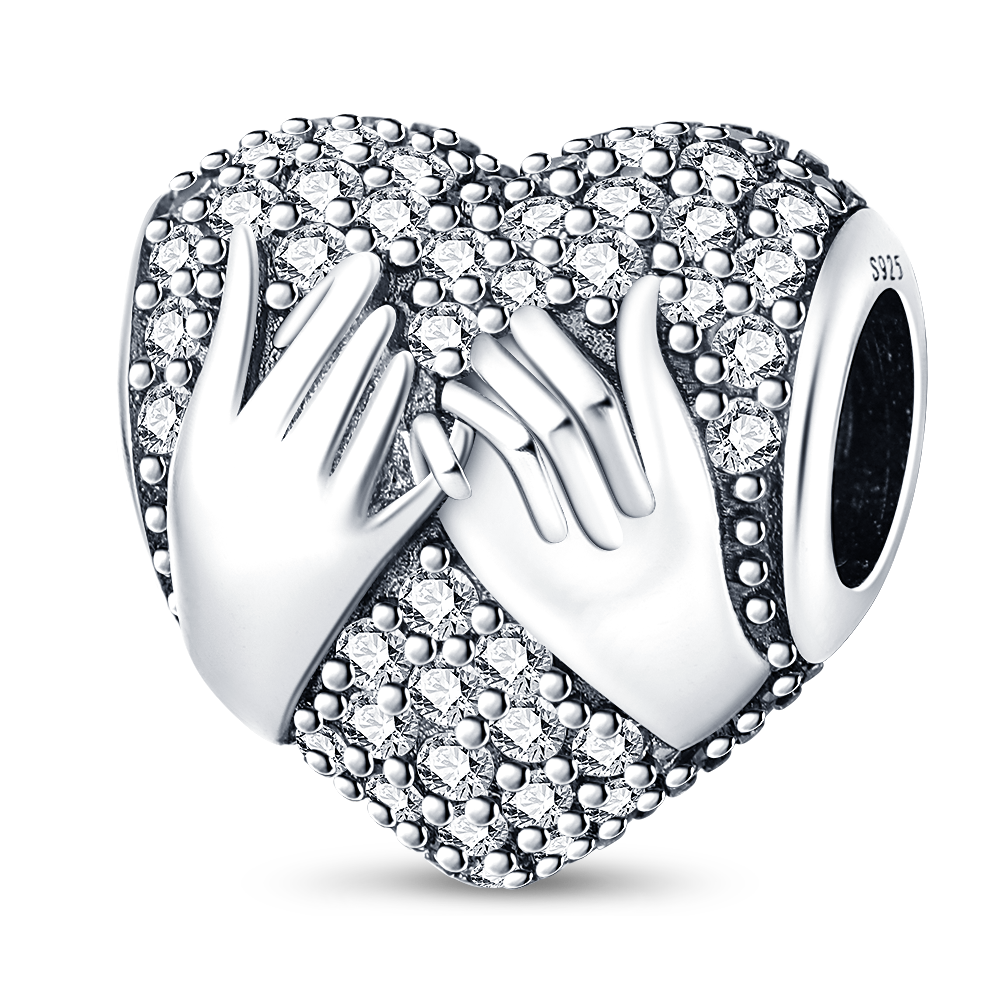 Charm Abalorio De Corazón De Amor