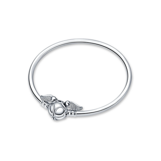Brazalete Rígido Broche Snitch De Harry Potter®