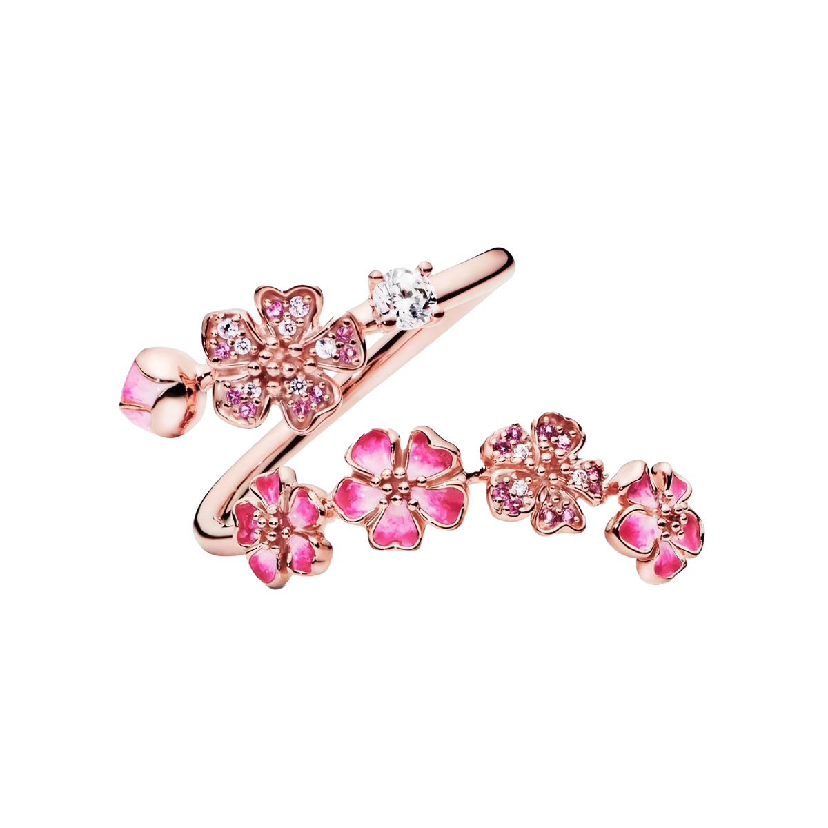 Anillo De Flor De Durazno