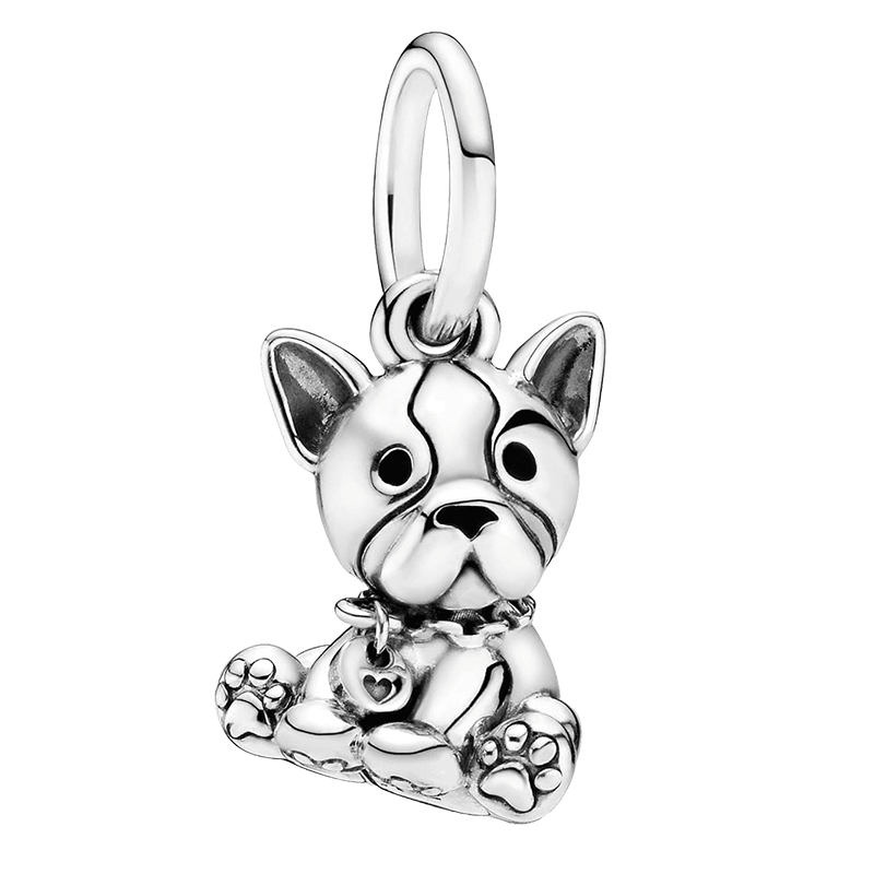 Charm Colgante De Cachorro De Bulldog