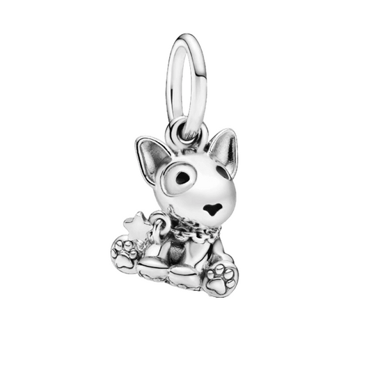 Charm Colgante De Cachorro De Bull Terrier