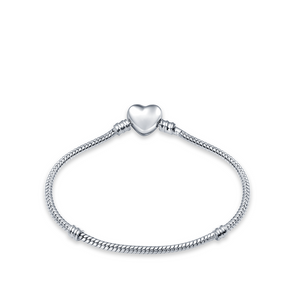 Brazalete Con Broche De Corazón