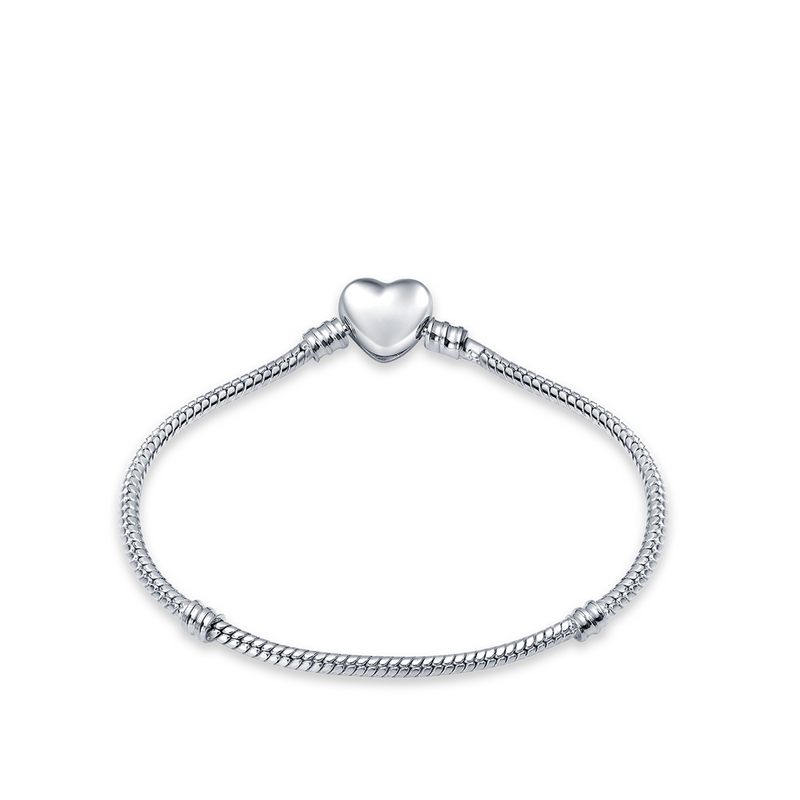 Brazalete Con Broche De Corazón