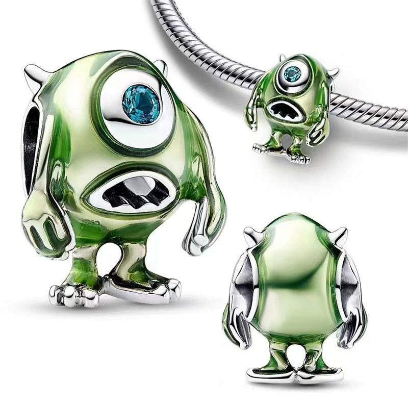 Charm Mike Wazowski Acabado Metálico De Monsters, Inc. De Disney Pixar®