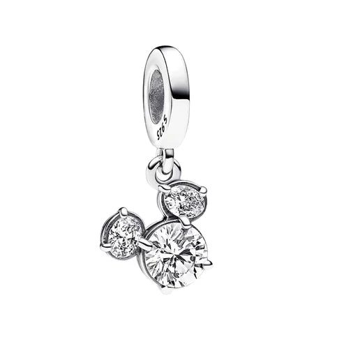 Charm Colgante Silueta Brillante De Mickey Mouse De Disney®