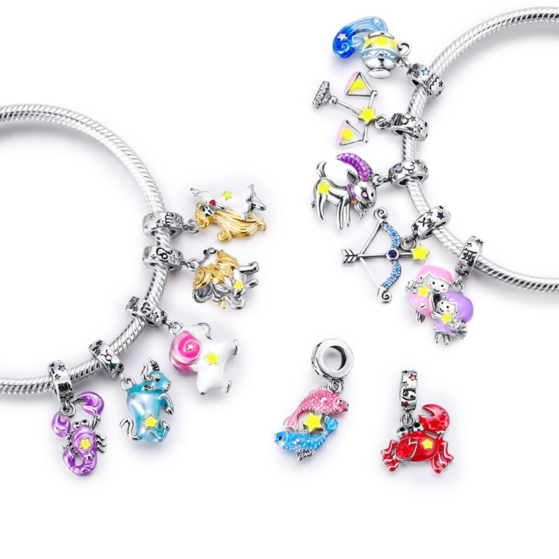 Charm Colgante Piscis / Glow In The Dark