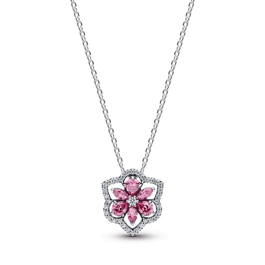 Collar Herbario Rosado