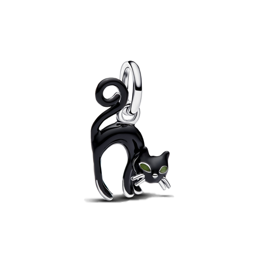 Charm Colgante Gato Negro