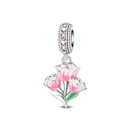 Charm Colgante Tulipanes