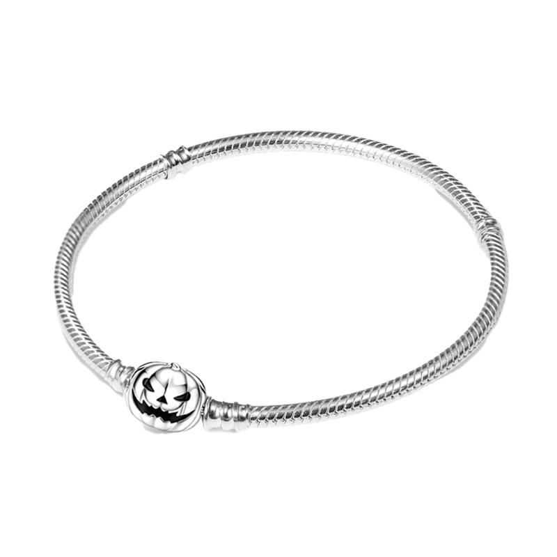 Brazalete Con Broche De Calabaza Halloween