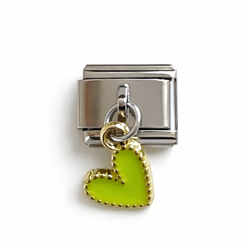 Charm Para Brazalete Italiano Corazón Colgante