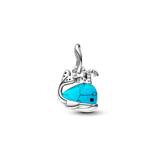 Charm Colgante Ballena De Turquesa