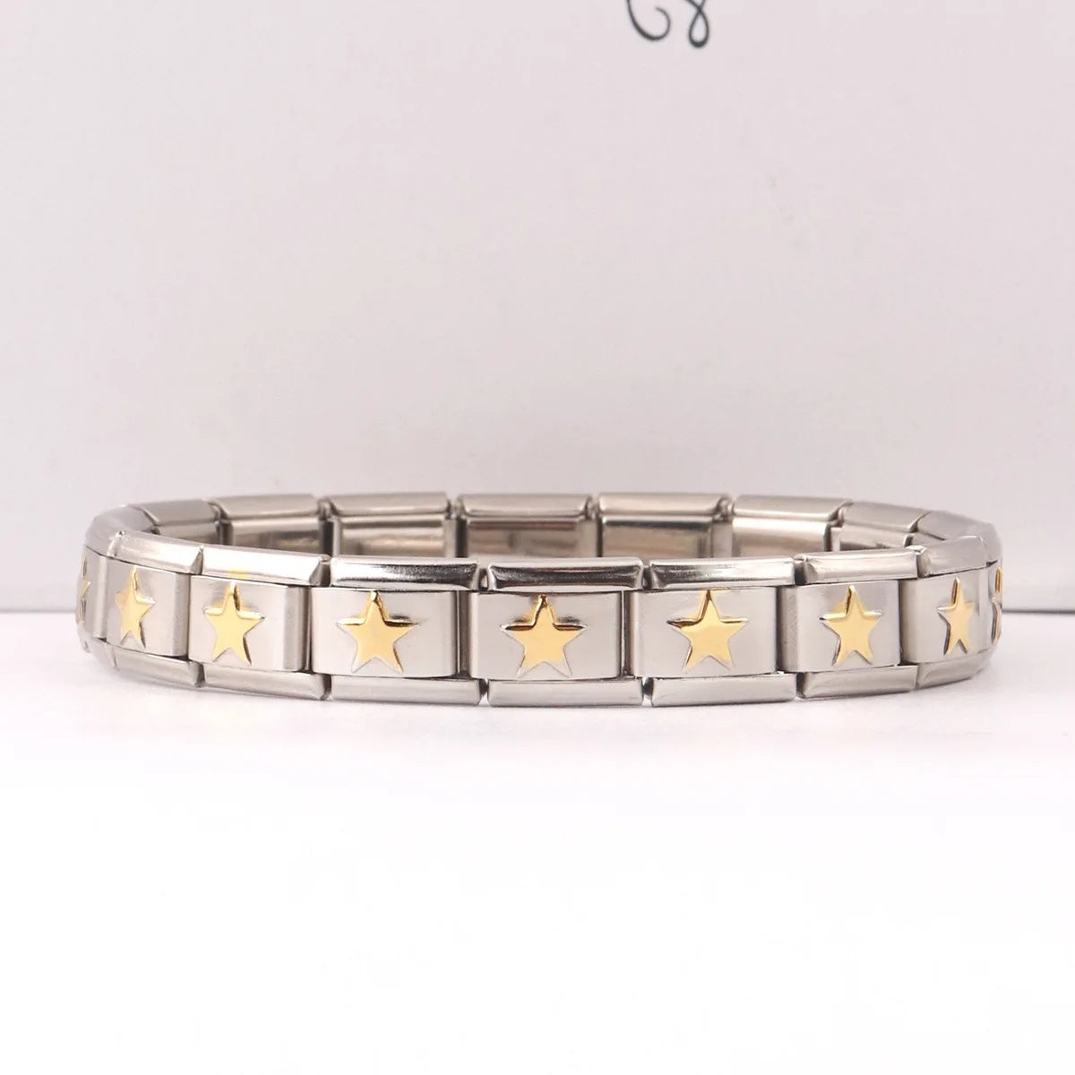 Brazalete Italiano Con Estrellas
