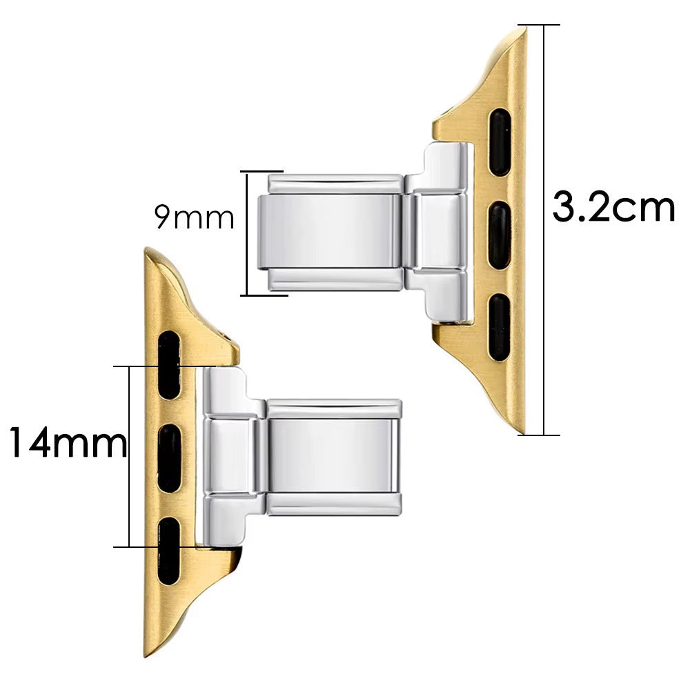 Adaptador Para Brazalete Italiano Apple Watch Plata / Oro / Oro Rosa