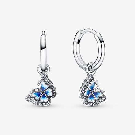 Pendientes De Aro Mariposa Morpho