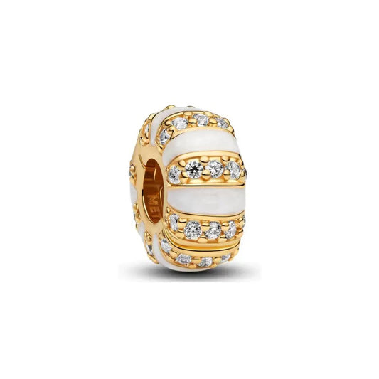 Charm Separador Piedras Y Esmalte