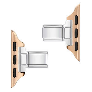 Adaptador Para Brazalete Italiano Apple Watch Plata / Oro / Oro Rosa