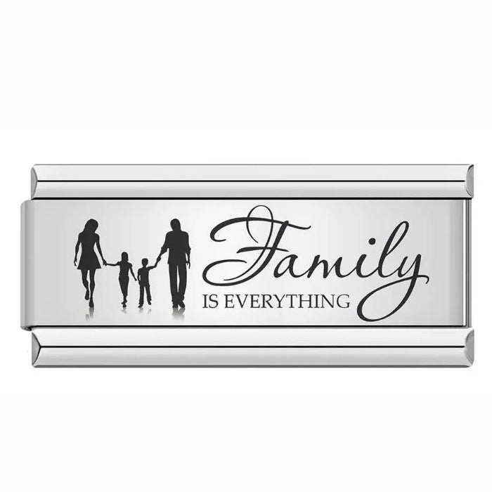 Charm Largo Para Brazalete Italiano Family Is Everything