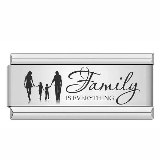 Charm Largo Para Brazalete Italiano Family Is Everything
