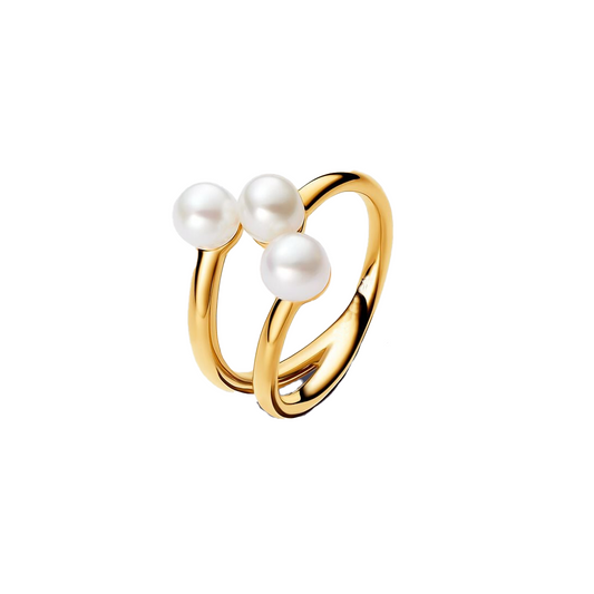 Anillo Triple Perla