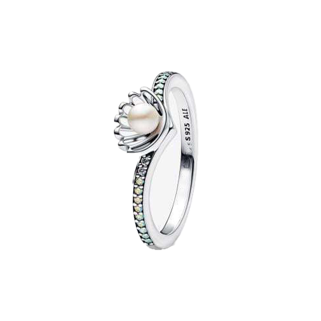Anillo Perla En Concha
