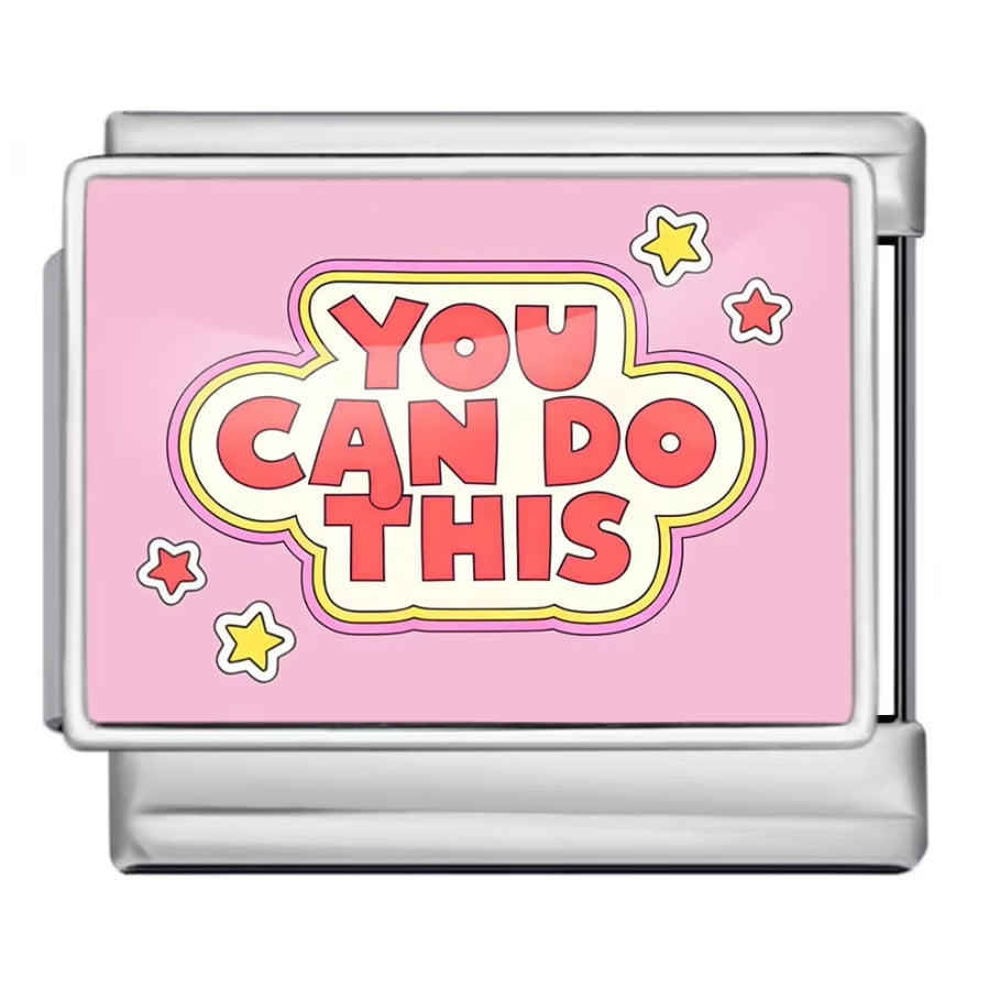 Charm Para Brazalete Italiano You Can Do This