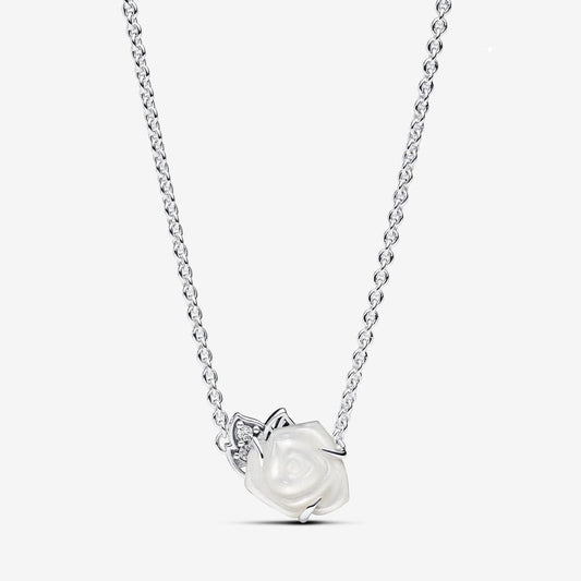 Collar Rosa Blanca