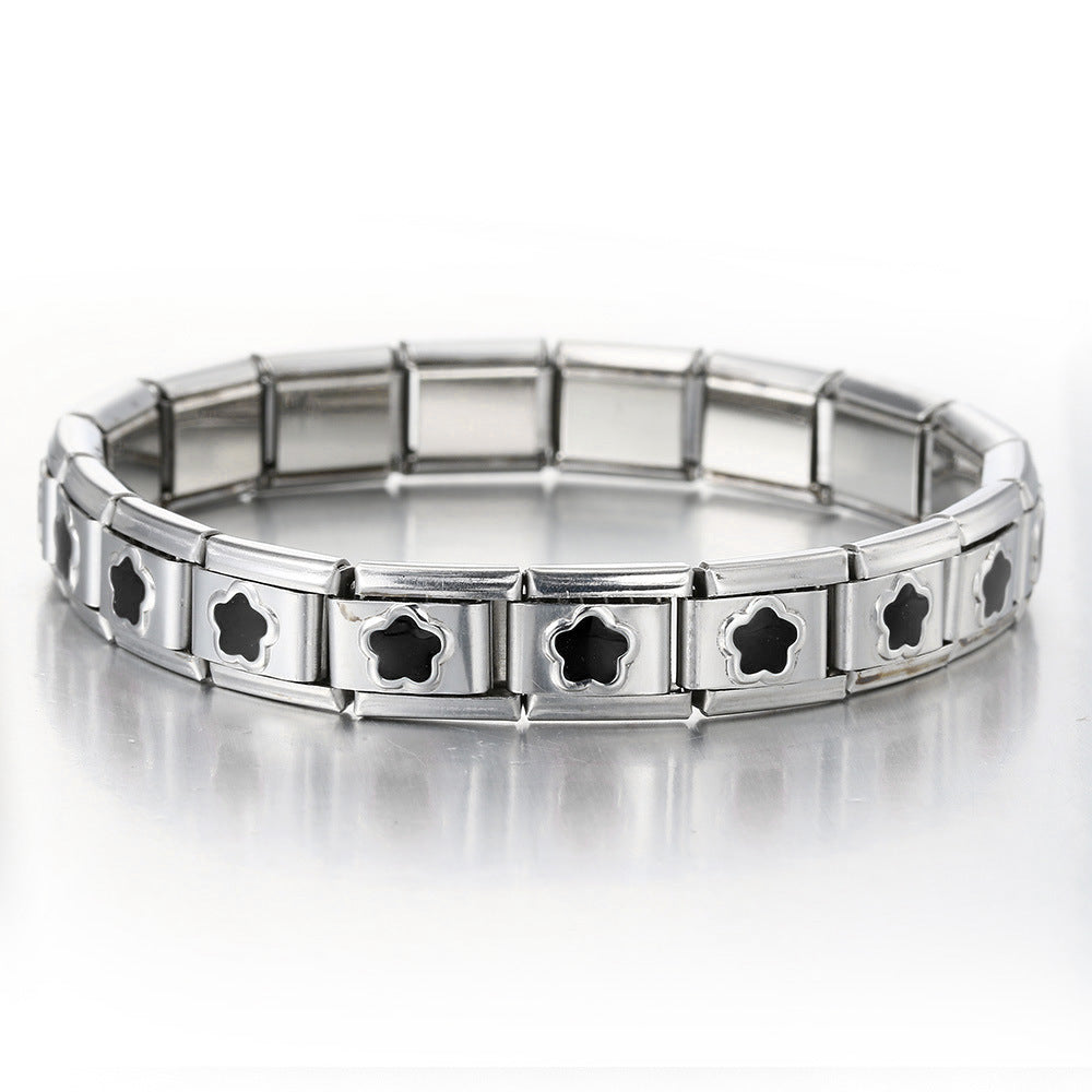 Brazalete Italiano Con Estrellas
