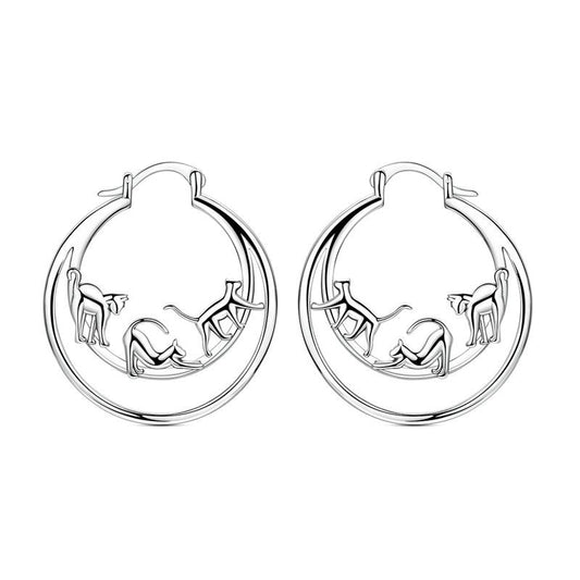 Pendientes De Aro Trío Felino